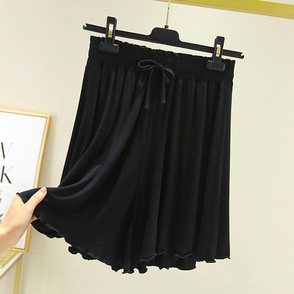 women's shorts summer fashion loose high-waisted wide-legged trousers high waist spodenki damskie, White;black
women's shorts summer fashion loose high-waisted wide-legged trousers high waist spodenki damskie, White;black