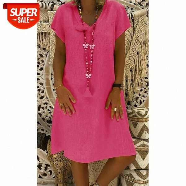 plus size 2019 women summer casual v-neck cotton linen dress feminino vestido casual ladies loose dress dropshipping boho #gm1u, Black;gray
plus size 2019 women summer casual v-neck cotton linen dress feminino vestido casual ladies loose dress dropshipping boho #gm1u, Black;gray