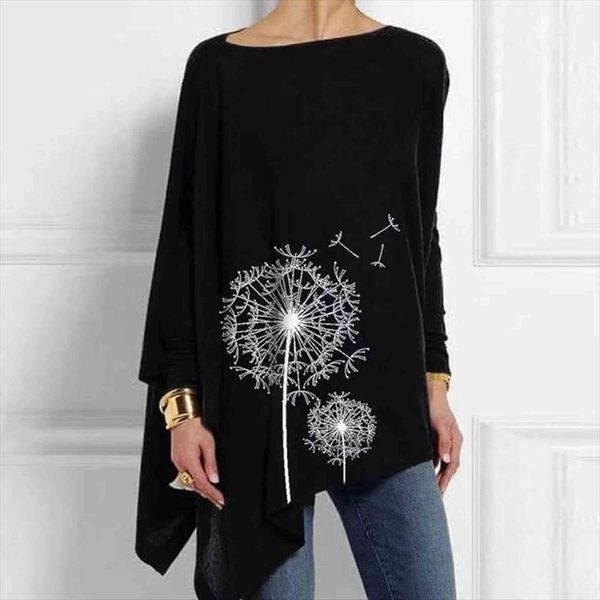 dandelion print tunic womens t shirts plus size 5xl vintage cotton casual irregular o neck long sleeve, White
dandelion print tunic womens t shirts plus size 5xl vintage cotton casual irregular o neck long sleeve, White