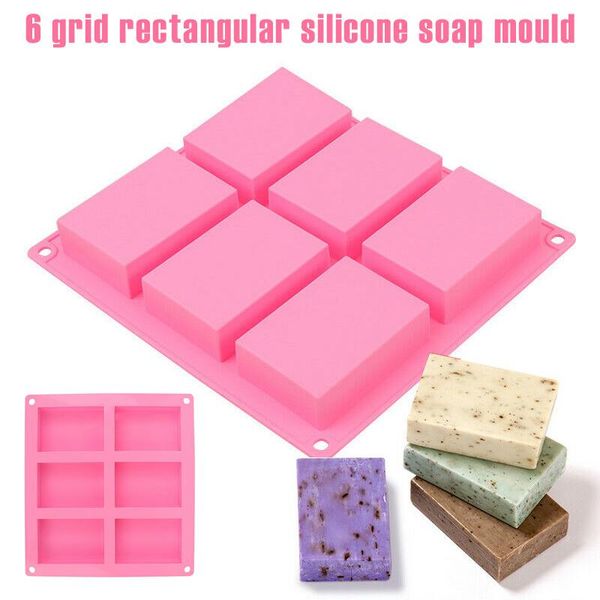 craft tools silicone soap mould 6 cavity rectangle bake tray portable for homemade diy mold nov99
craft tools silicone soap mould 6 cavity rectangle bake tray portable for homemade diy mold nov99