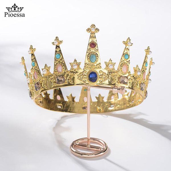 hair clips & barrettes pioessa 2021 gold flower bridal crown rhinestone tiaras women wedding jewelry accessories beauty queen stage gift, Golden;silver
hair clips & barrettes pioessa 2021 gold flower bridal crown rhinestone tiaras women wedding jewelry accessories beauty queen stage gift, Golden;silver