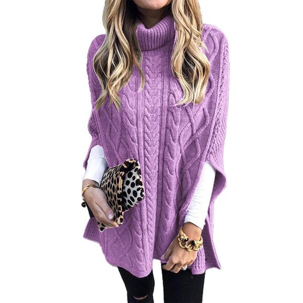 turtleneck knitted sweater loose new twisted pull black grey yellow purple shawl elegant women female fashion basic outwear, White;black
turtleneck knitted sweater loose new twisted pull black grey yellow purple shawl elegant women female fashion basic outwear, White;black