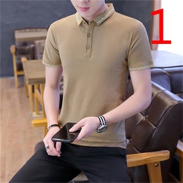 2021 new slim solid color simple casual lapel t-shirt korean youth thin dvvz, White;black
2021 new slim solid color simple casual lapel t-shirt korean youth thin dvvz, White;black
