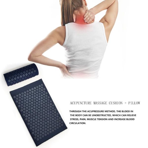 acupuncture massage cushion with pillow body pain relief stress spike relieve yoga pad mat with storage bag set
acupuncture massage cushion with pillow body pain relief stress spike relieve yoga pad mat with storage bag set
