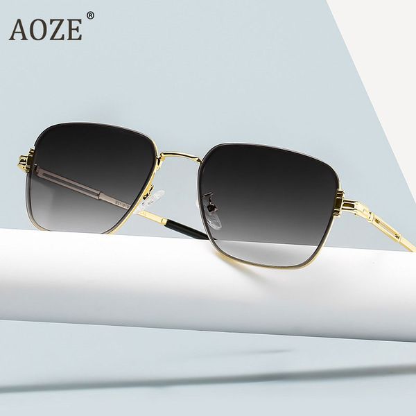 aoze 2021 fashion women square sunglasses men metal brand design uv400, White;black
aoze 2021 fashion women square sunglasses men metal brand design uv400, White;black