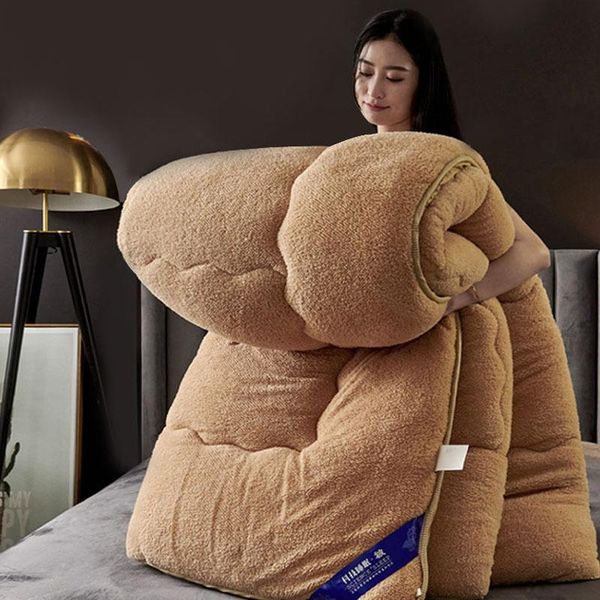 comforters & sets thick lamb quilt warm core winter luxury feather velvet spring home comforter twin queen king full size blanket
comforters & sets thick lamb quilt warm core winter luxury feather velvet spring home comforter twin queen king full size blanket
