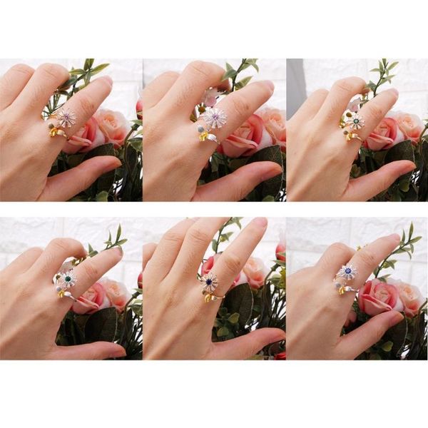 cluster rings fidget anxiety ring for women spinner stress worry flower bee spinning meditation anti-anxiety, Golden;silver
cluster rings fidget anxiety ring for women spinner stress worry flower bee spinning meditation anti-anxiety, Golden;silver
