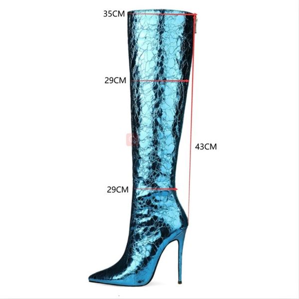 european and fashion pinpointed toe blue stiletto heel come back long tube women's winter thigh boots o68r, Black
european and fashion pinpointed toe blue stiletto heel come back long tube women's winter thigh boots o68r, Black