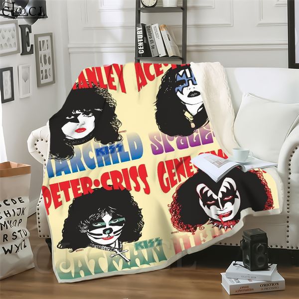cloocl new glam metal kiss band 3d print street style conditioning blanket sofa teens bedding throw blankets plush quilt
cloocl new glam metal kiss band 3d print street style conditioning blanket sofa teens bedding throw blankets plush quilt