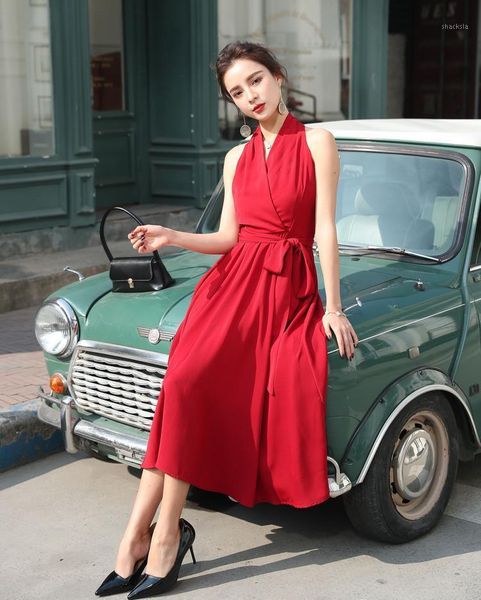 casual dresses 2021 fashion women's v neck sleeveless red girls beach summer nice slim long clothing black size l #m254, Black;gray
casual dresses 2021 fashion women's v neck sleeveless red girls beach summer nice slim long clothing black size l #m254, Black;gray