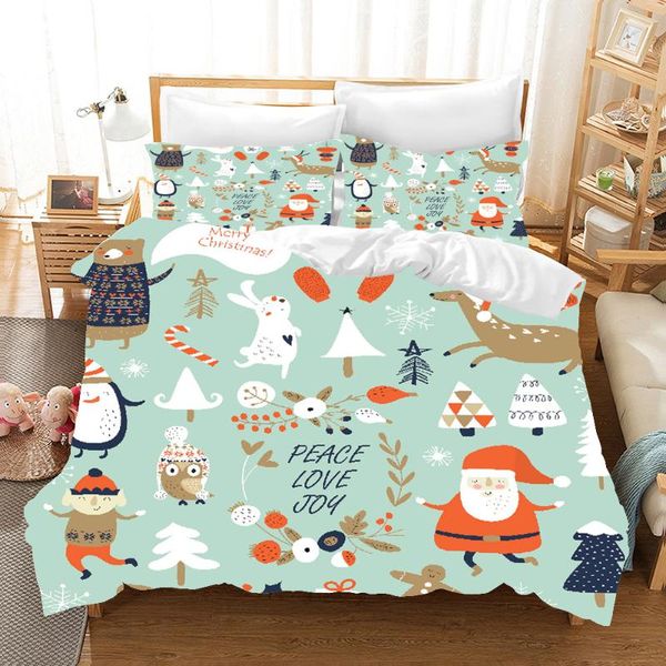 bedding sets cartoon santa 3d printing quilt cover bed three piece set children's bedroom supplies pillow case
bedding sets cartoon santa 3d printing quilt cover bed three piece set children's bedroom supplies pillow case