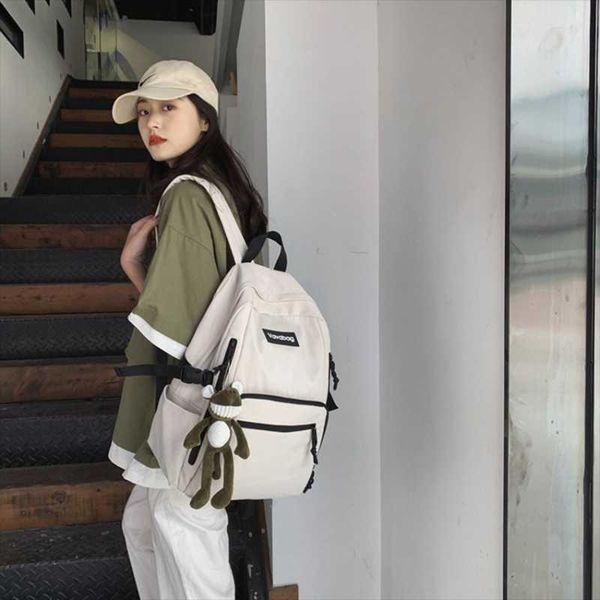 backpack women simple and stylish bags waterproof nylon backpacks solid color large capacity school travel shoulders bag mochila
backpack women simple and stylish bags waterproof nylon backpacks solid color large capacity school travel shoulders bag mochila