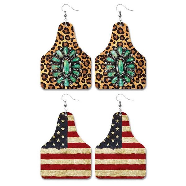 dangle & chandelier leopard print pu leather cow ear tag drop earrings for women 2021 trendy stars and the stripes flag jewelry, Silver
dangle & chandelier leopard print pu leather cow ear tag drop earrings for women 2021 trendy stars and the stripes flag jewelry, Silver