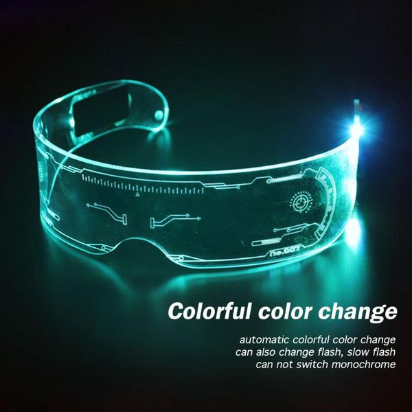 party decoration led luminous glasses el wire neon light up visor eyeglasses bar eyeware for halloween christmas parties
party decoration led luminous glasses el wire neon light up visor eyeglasses bar eyeware for halloween christmas parties