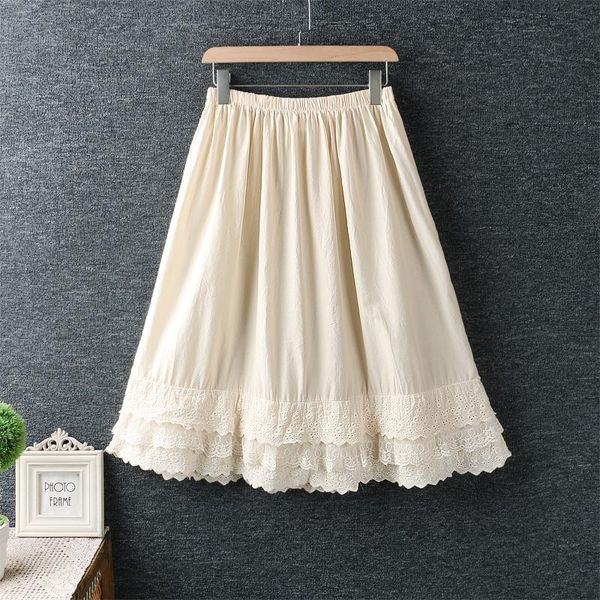 skirts sweet mori girl elastic waist lace layer embroidered cake skirt women cotton loose long cute lolita casualparty saia, Black
skirts sweet mori girl elastic waist lace layer embroidered cake skirt women cotton loose long cute lolita casualparty saia, Black