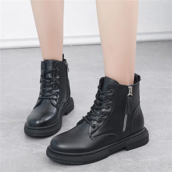 boots flat heel round toe white ankle shoes luxury designer winter footwear zipper boots-women low short fashion 2021 elegant l, Black
boots flat heel round toe white ankle shoes luxury designer winter footwear zipper boots-women low short fashion 2021 elegant l, Black