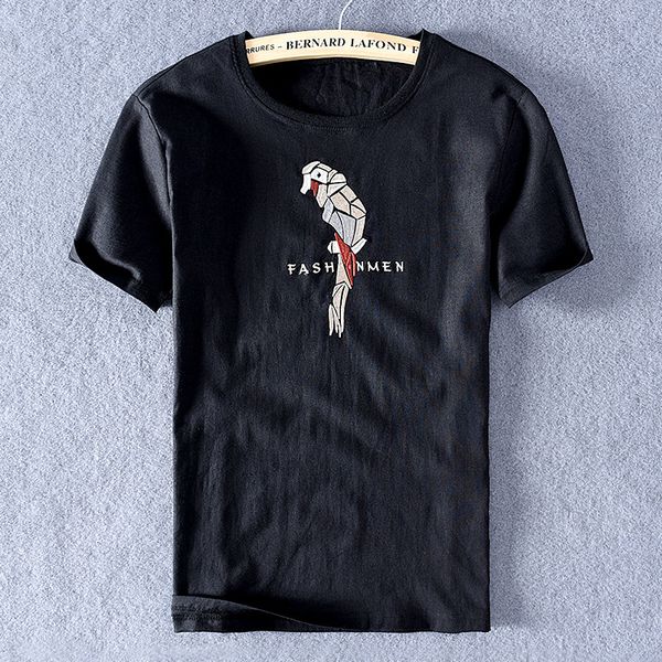 2021 new embroidery-parrot fashion t-shirt brand italy design short sleeve casual shirts for men o-neck black t shirt mens chemise 5p6h, White;black
2021 new embroidery-parrot fashion t-shirt brand italy design short sleeve casual shirts for men o-neck black t shirt mens chemise 5p6h, White;black