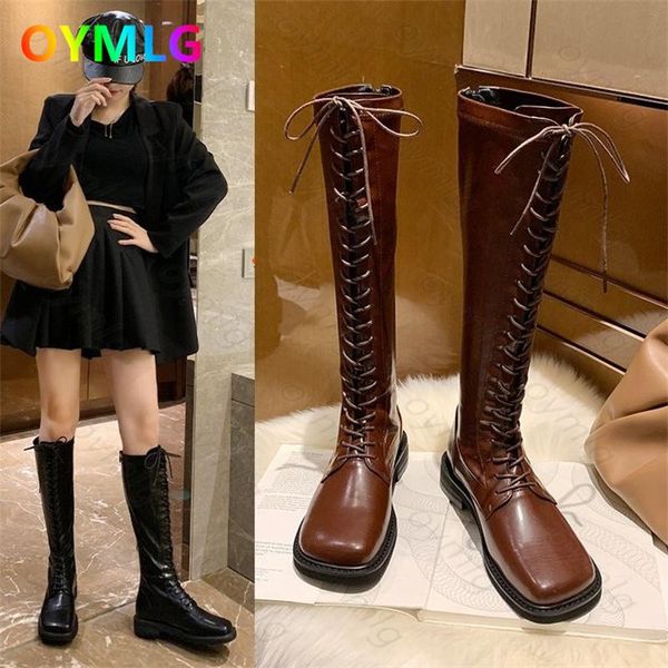 boots fried street women's high tube autumn/winter 2021 small square toe low heel knight, Black
boots fried street women's high tube autumn/winter 2021 small square toe low heel knight, Black