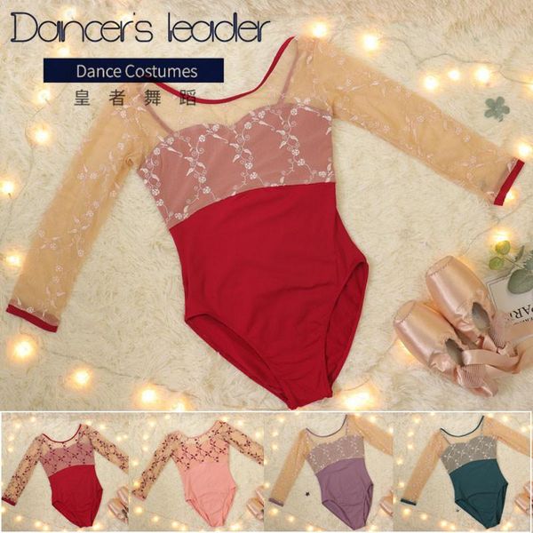 stage wear high-end custom ballet dance leotard for women's clothing practice lace stitching gymnastics aerial yoga, Black;red
stage wear high-end custom ballet dance leotard for women's clothing practice lace stitching gymnastics aerial yoga, Black;red