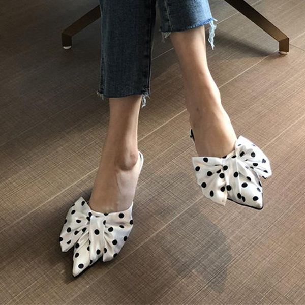 slippers summer fashion women butterfly med heels shoes pointed toe outdoor female slides polka dot bow sandals casual slide, Black
slippers summer fashion women butterfly med heels shoes pointed toe outdoor female slides polka dot bow sandals casual slide, Black