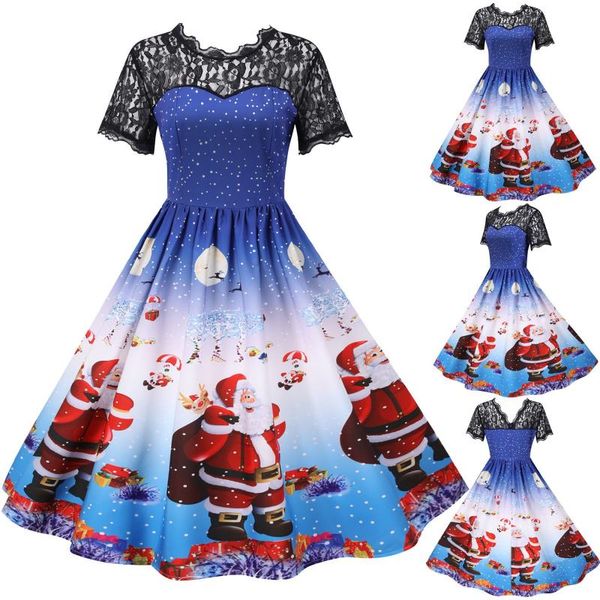 casual dresses vintage for women christmas print 1950s housewife party dress short sleeve ruffle a-line robe longue femme, Black;gray
casual dresses vintage for women christmas print 1950s housewife party dress short sleeve ruffle a-line robe longue femme, Black;gray