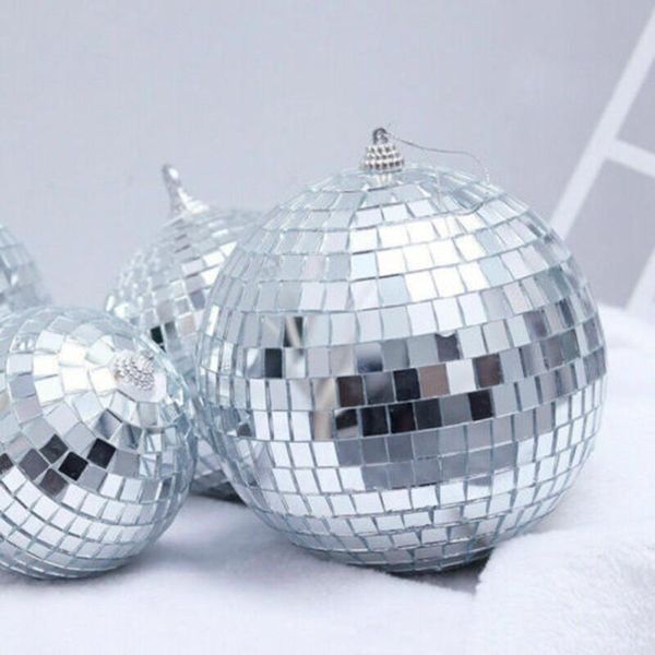 party decoration christmas tree ball decorations 6pcs silver mirror disco hanging creative pendant
party decoration christmas tree ball decorations 6pcs silver mirror disco hanging creative pendant