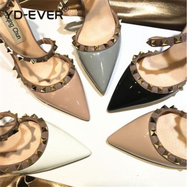 dress shoes fashion women pumps black patent leather spikes strappy ankle pointy toe high heels designer sexy
dress shoes fashion women pumps black patent leather spikes strappy ankle pointy toe high heels designer sexy