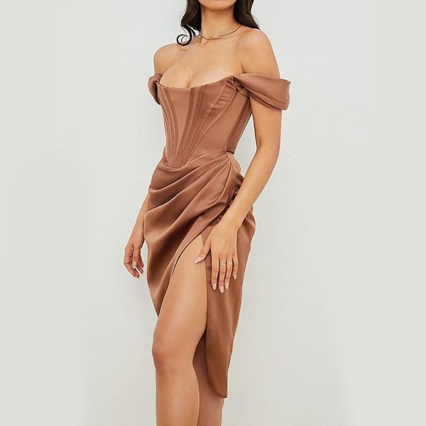 casual dresses women elegant off shoulder dress high slit cocktail wedding guest birthday club party vestiti donna eleganti, Black;gray
casual dresses women elegant off shoulder dress high slit cocktail wedding guest birthday club party vestiti donna eleganti, Black;gray