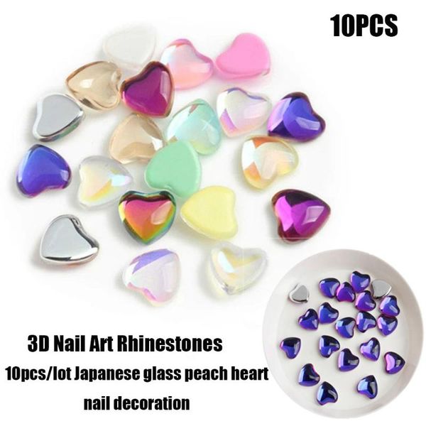 nail art decorations 10pcs/lot japanese glass peach heart decoration flat diamond manicure accessories 8mm heart-shaped rhinestone 2021, Silver;gold
nail art decorations 10pcs/lot japanese glass peach heart decoration flat diamond manicure accessories 8mm heart-shaped rhinestone 2021, Silver;gold