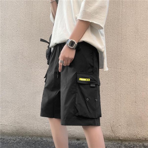 men's shorts summer thin overalls straight loose casual five-point pants ins hong kong wind ruffian handsome student big, White;black
men's shorts summer thin overalls straight loose casual five-point pants ins hong kong wind ruffian handsome student big, White;black