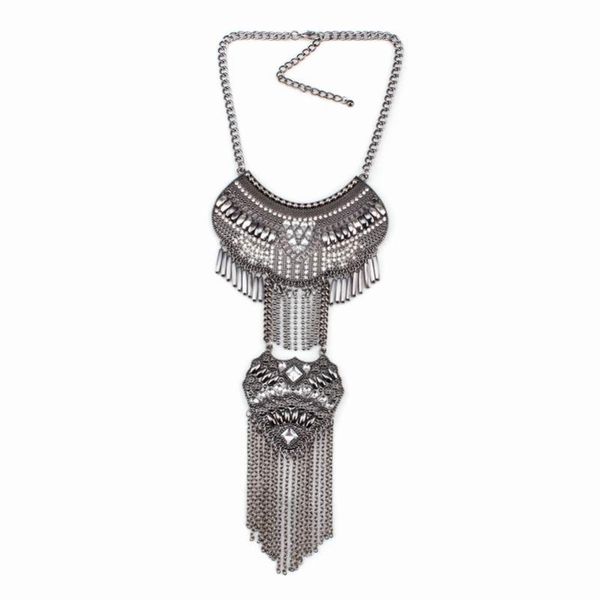pendant necklaces black chain long tassel chunky women statement necklace jewelry wholesale brand design fashion, Silver
pendant necklaces black chain long tassel chunky women statement necklace jewelry wholesale brand design fashion, Silver