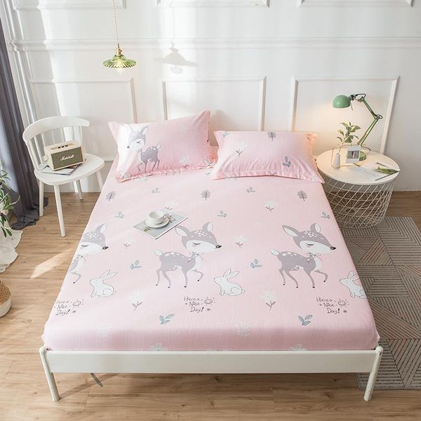 sheets & sets deer print fitted sheet for single double bed kids adults 100% cotton (no case) xf749-25
sheets & sets deer print fitted sheet for single double bed kids adults 100% cotton (no case) xf749-25