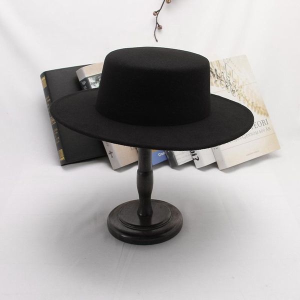wide brim hats vintage women men classic felt fedora hat bowler flat jazz panama casual party wedding, Blue;gray
wide brim hats vintage women men classic felt fedora hat bowler flat jazz panama casual party wedding, Blue;gray