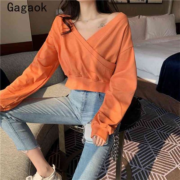 women & club hoodies summer solid puff sleeve v-neck full loose casual chic wild retro pullover 210531, Black
women & club hoodies summer solid puff sleeve v-neck full loose casual chic wild retro pullover 210531, Black