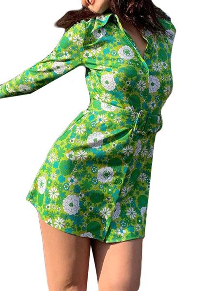 casual dresses mini dress women green floral print club party turn-down collar button short female elegant shirt vestidos, Black;gray
casual dresses mini dress women green floral print club party turn-down collar button short female elegant shirt vestidos, Black;gray