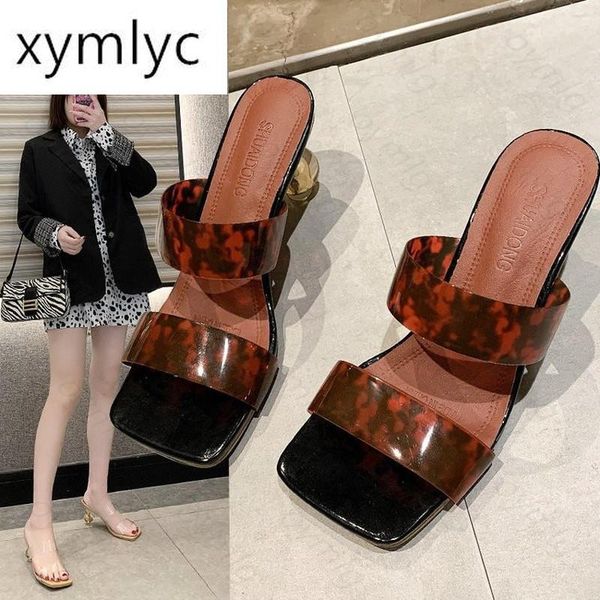 summer clear pvc square toe ladies shoes transparent crystal round slippers women leopard jelly sandals zapatillas mujer casa, Black
summer clear pvc square toe ladies shoes transparent crystal round slippers women leopard jelly sandals zapatillas mujer casa, Black