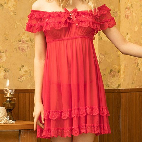 2019 plus size women short sleeve lace satin vintage nightdress sleepwear nightwear nightgown chemise de nuit femme, Black;red
2019 plus size women short sleeve lace satin vintage nightdress sleepwear nightwear nightgown chemise de nuit femme, Black;red
