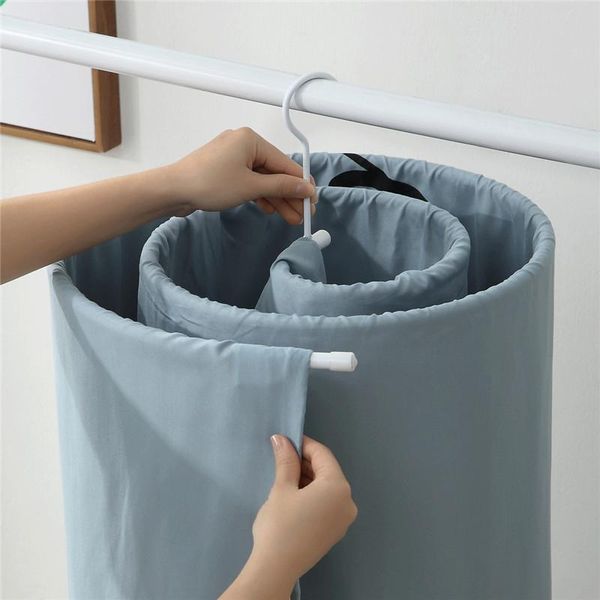 drying quilt artifact spiral rack multifunctional balcony round rotating bed sheet storage household bay window hangers & racks
drying quilt artifact spiral rack multifunctional balcony round rotating bed sheet storage household bay window hangers & racks