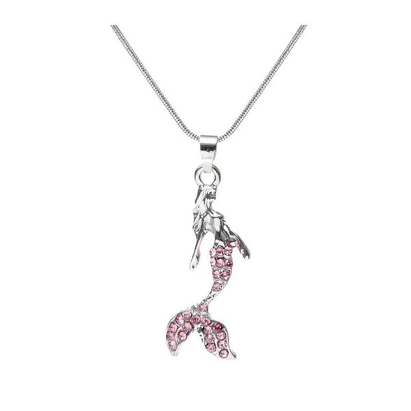 pendant necklaces creative personality mermaid crystal necklace ladies fashion exquisite party dress clavicle chain jewelry y30, Silver
pendant necklaces creative personality mermaid crystal necklace ladies fashion exquisite party dress clavicle chain jewelry y30, Silver