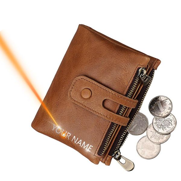 wallets 2021 man short name engrave cow leather fashion purses card holder classic male coin pocket zipper brand wallet for, Red;black
wallets 2021 man short name engrave cow leather fashion purses card holder classic male coin pocket zipper brand wallet for, Red;black
