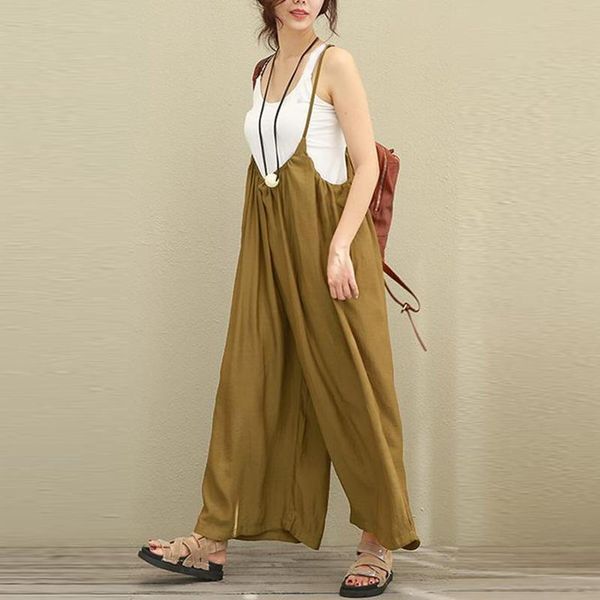 long trousers rompers female vacation solid color loose fashion overalls women jumpsuits cotton linen big wide leg pants s-5xl, Black;white
long trousers rompers female vacation solid color loose fashion overalls women jumpsuits cotton linen big wide leg pants s-5xl, Black;white