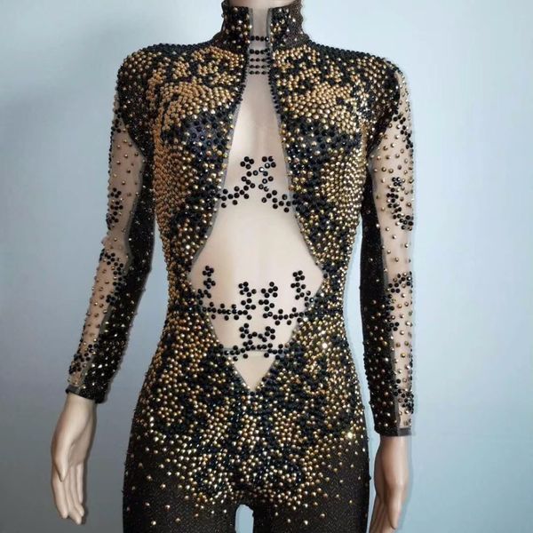 crystals black mesh jumpsuit bright silver rhinestones tassel bodysuit womens celebrate luxurious costume see through jumpsuit, Black;red
crystals black mesh jumpsuit bright silver rhinestones tassel bodysuit womens celebrate luxurious costume see through jumpsuit, Black;red