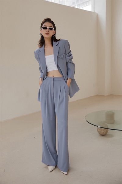 2021 women autumn new temperament pleated wide-leg all-match trousers casual pants 96ud, Black;white
2021 women autumn new temperament pleated wide-leg all-match trousers casual pants 96ud, Black;white
