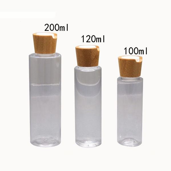 20pcs/lot 100ml 120ml 200ml empty pet lotion/emulsion bottle with bamboo chiaki cap cosmetic toner liquid sub-bottling container
20pcs/lot 100ml 120ml 200ml empty pet lotion/emulsion bottle with bamboo chiaki cap cosmetic toner liquid sub-bottling container