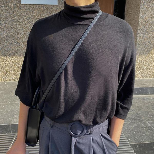 men's t-shirts clothing half sleeve turtleneck t-shirt 2021 autumn base off shoulder tee for male solid color, White;black
men's t-shirts clothing half sleeve turtleneck t-shirt 2021 autumn base off shoulder tee for male solid color, White;black
