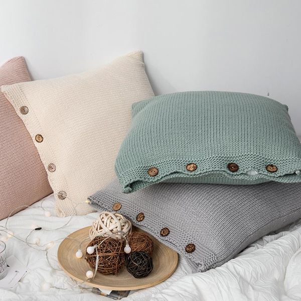 cushion/decorative pillow soft cotton knit cushion cover vintage ivory grey pink green case 45cm*45cm button open home decoration nordic
cushion/decorative pillow soft cotton knit cushion cover vintage ivory grey pink green case 45cm*45cm button open home decoration nordic