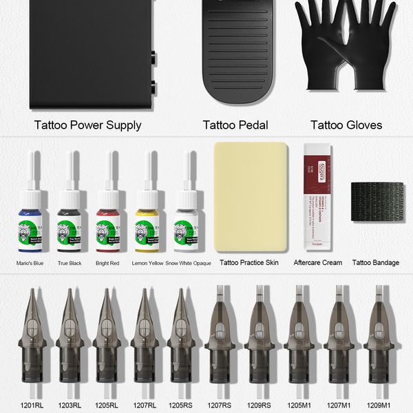 profesional tattoo kit power supply inks dm cartridge needles rca interface rotary tattoo machine setscouts
profesional tattoo kit power supply inks dm cartridge needles rca interface rotary tattoo machine setscouts