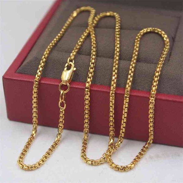 necklaces necklace pure 18k yellow gold 1.8mm square rolo box link chain stamped au750 for men women 40-60cm i1h2, Silver
necklaces necklace pure 18k yellow gold 1.8mm square rolo box link chain stamped au750 for men women 40-60cm i1h2, Silver