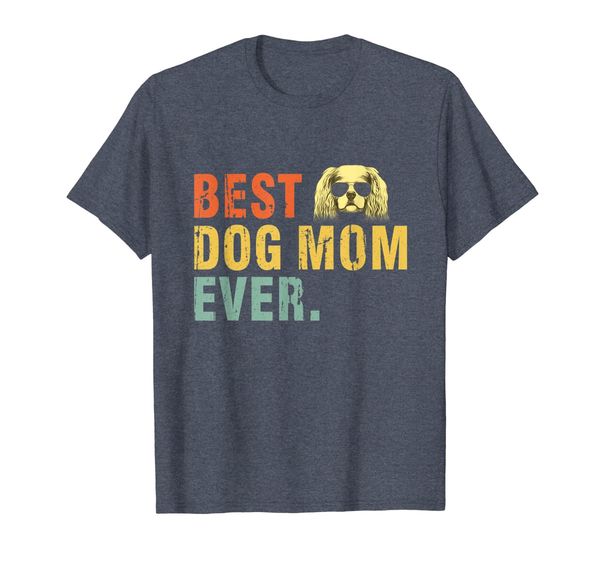 mom ever t shirt cavalier king charles spaniel shirts, White;black
