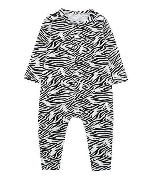toddler boys girls one-piece romper long sleeve o-neck dot/zebra pattern print front single breasted jumpsuit, Blue 
toddler boys girls one-piece romper long sleeve o-neck dot/zebra pattern print front single breasted jumpsuit, Blue